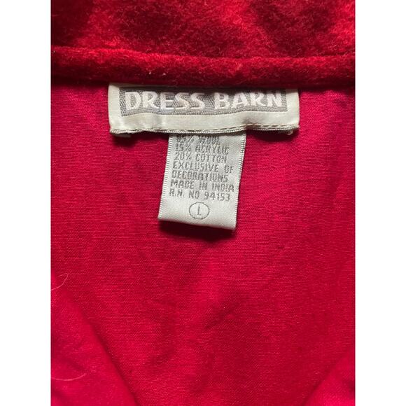 Dress Barn Womens/Teen Red Moose Skiing Wool Blend Winter Vest Size Large - Picture 7 of 7